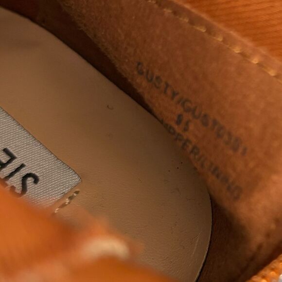 Steve Madden Gusty Platform Ankle Chunky Heeled Booties in Tan Womens Size 9.5 - Picture 11 of 12